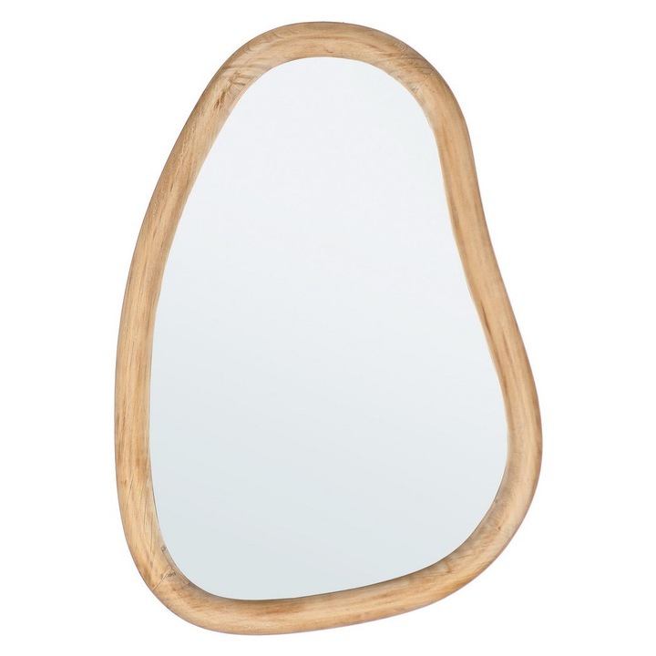 Стенно огледало Kennelly 35 от естествен MDF, 5x2x50в