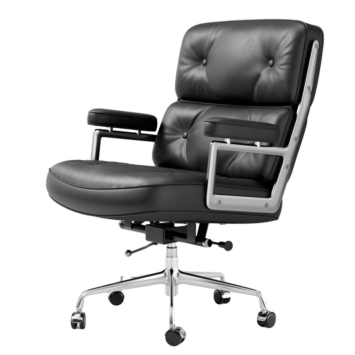 Scaun birou, design ergonomic, inaltime ajustabila, negru, 29.9x26.8x38.6inch