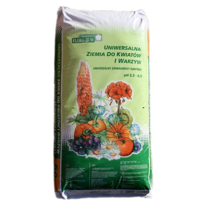 Pamant universal pentru flori si legume, UN, 10L, pH 5,5-6,5, granulatie 0-30mm