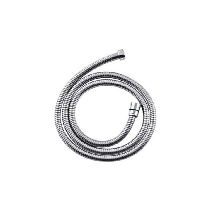 Dus cu furtun Invema 125cm crom, extensibil, cap conic, dublu impletit