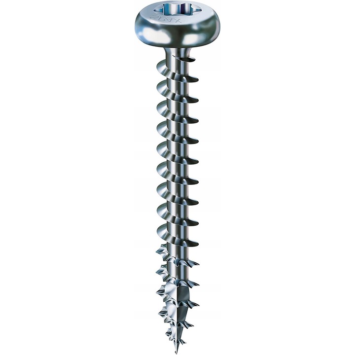 Surub universal, SPAX, Inox, Argintiu