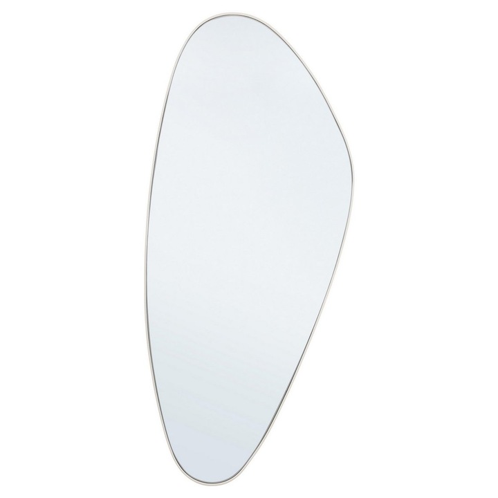 Aszteroid fehér fém falitükör 56x1, 5x130m