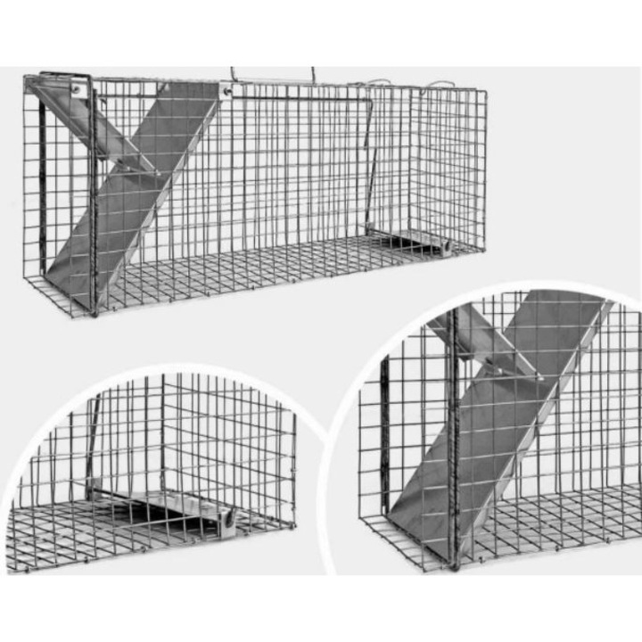 Capcana pentru pisici, UN, 65x17x20cm