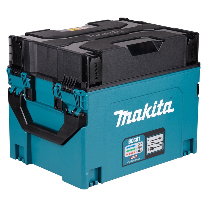 Incarcator multiplu MAKITA BCC01 XGT/LTX, 8 porturi, 40V, 295x407x320mm, 6,5kg