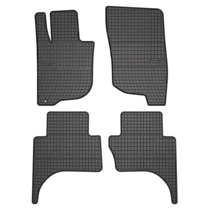 4 db-os gumiszőnyeg készlet, kompatibilis a Fiat Fullback 2016-2019 modellekkel