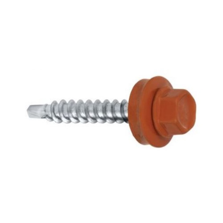 Surub autoforant 4.8*20MM RAL 8004 - 5 STO - WSB 20 8004