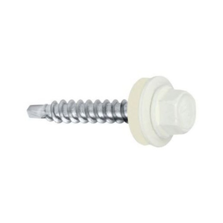 Surub autoforant 4.8*20MM RAL 9010 - 5 STO - WSB 20 9010