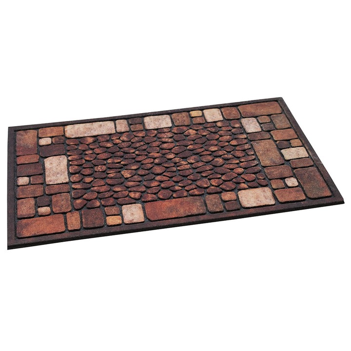 Bejárati szőnyeg, ENSZ, Masterpiece-St. Croix, 40x60cm, barna