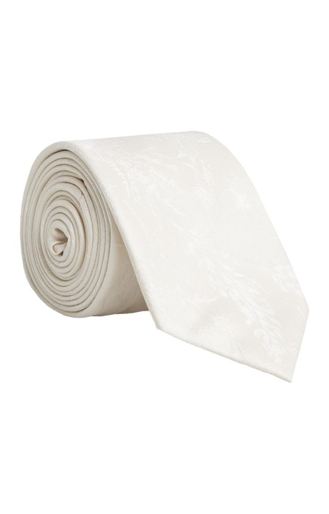 Cravata barbati, VISTULA, Crem, Floral, Matase