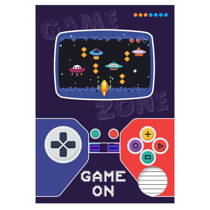 Caiet A5 40 file tip gamepad 2