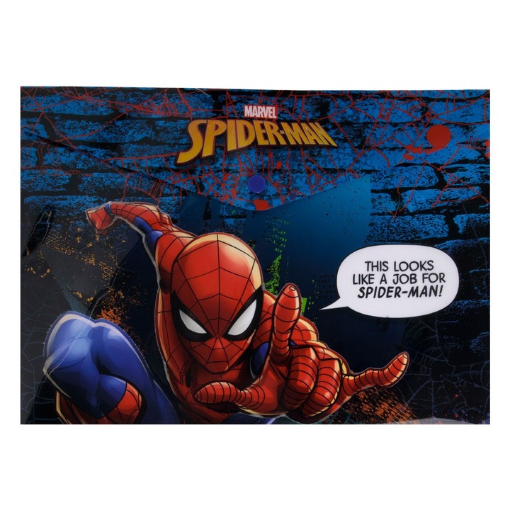 Mapa cu capsa & model spiderman 33x24cm