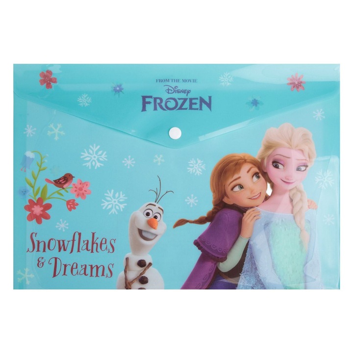 Mapa cu capsa & model frozen 33x24cm