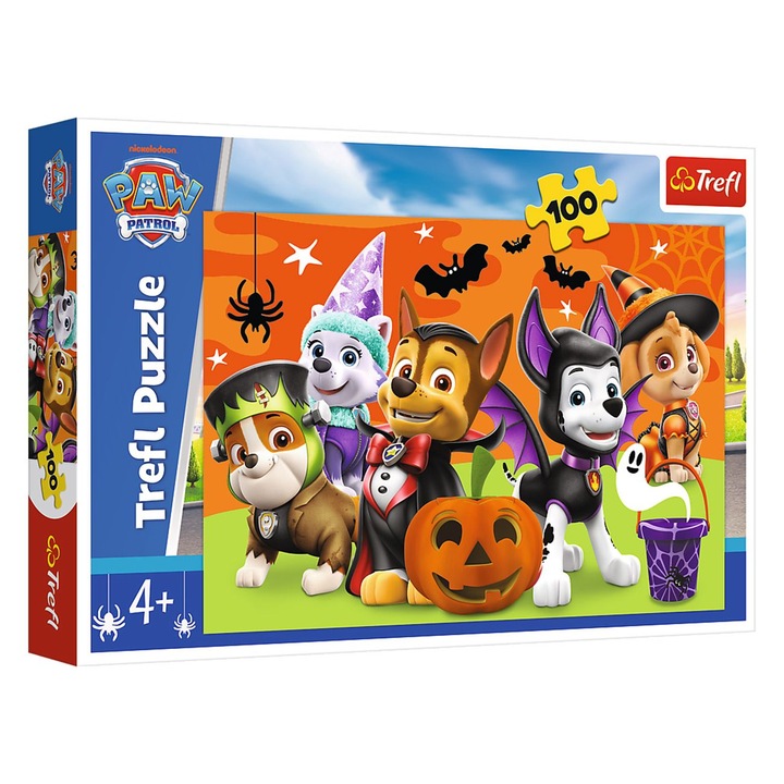 Puzzle Halloween Mancs őrjárat (100 darab) - Trefl