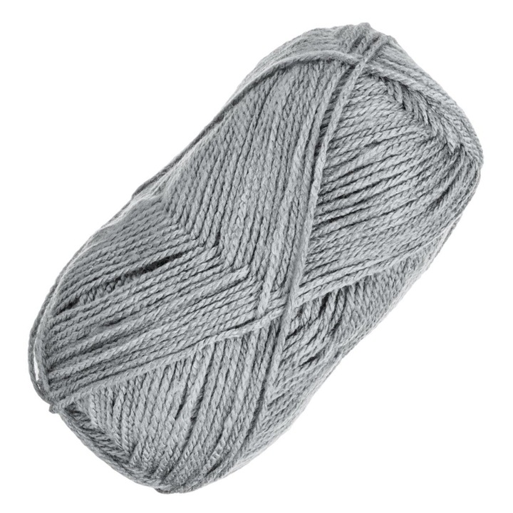 100g szürke akril kötőfonal