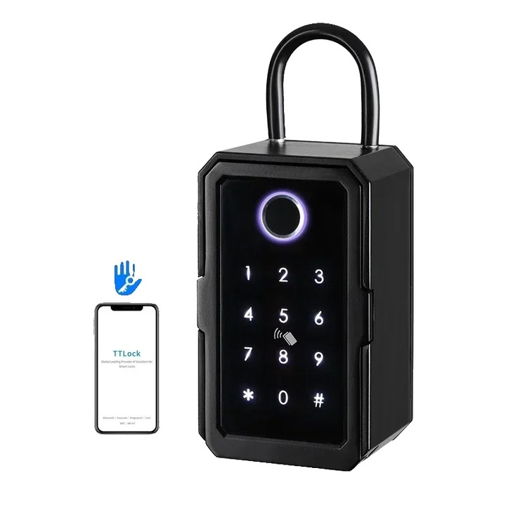 Cutie de blocare a cheilor, Multiple optiuni de deblocare, Functii de securitate robuste, Blocare APP TTLock