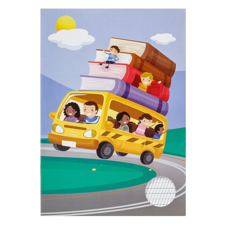 Jegyzetfüzet a5 típusú 1-es iskolabusz - 20f