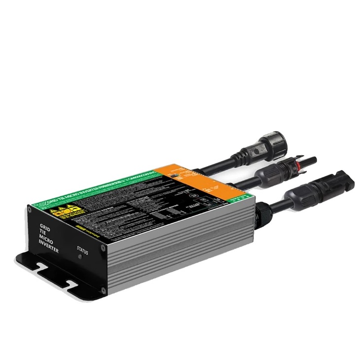 Микро инвертор, GMI-180W, 180-280V, 10.8-30V, 20.3x7.6x3.5см, алуминий