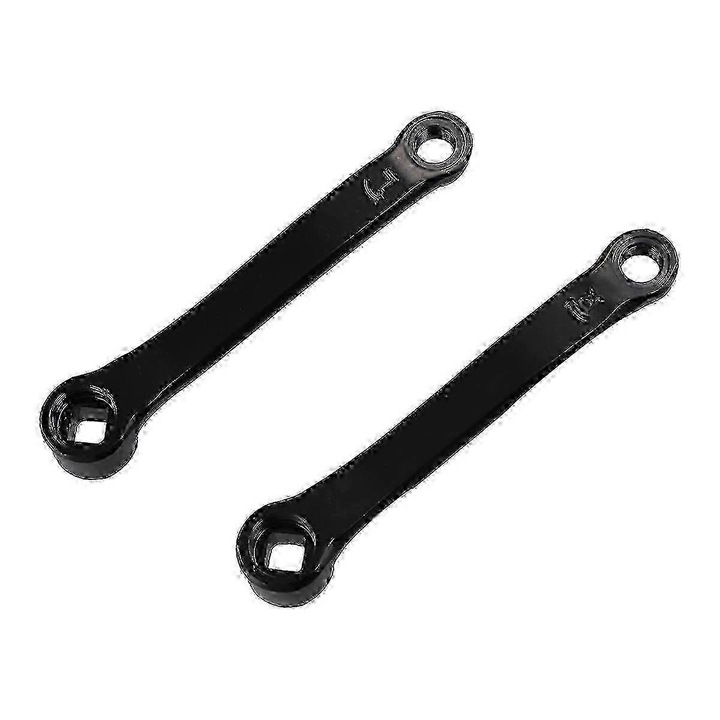 Brat de manivela pentru bicicleta de exercitii, 152mm, negru, set 2 bucati