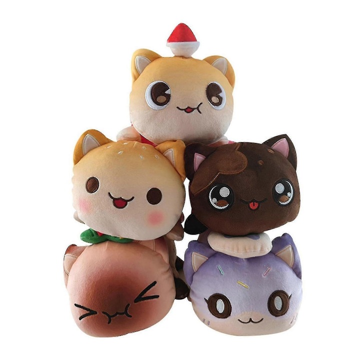 Papusa de plus Meows Aphmau, 25cm, multicolor, set de jucarii de plus