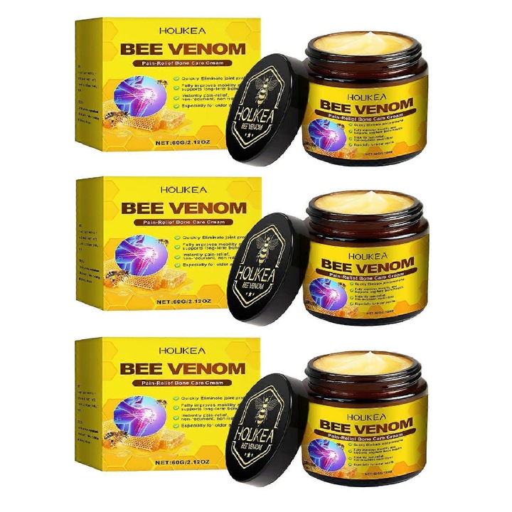 3 db-os Méhméreg ízületi krém szett, 60g