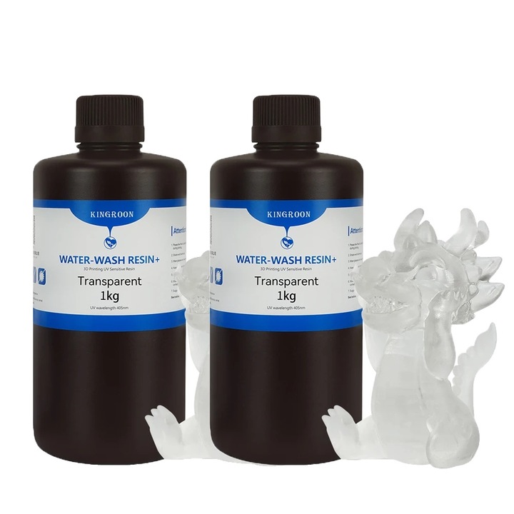 Rasina 3D, Kingroon, 2KG, vízzel mosható, LCD nyomtatókkal kompatibilis