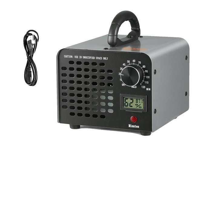 Generator de ozon, VEVOR, 36000mg, functie de timer, portabil, dimensiuni compacte