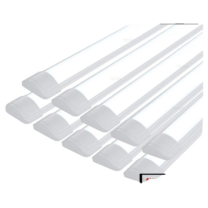 Set 10 tuburi neon LED 120cm 40W alb natural 4000K