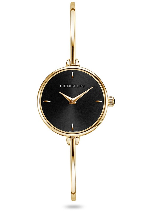 Часовник Herbelin Women's Black Quartz, Swiss Made, Ronda 751