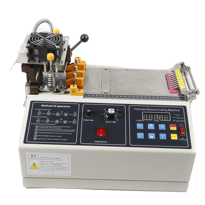 Masina automata de taiat benzi, 220V, taiere calda si rece, eficienta ridicata, 110mm