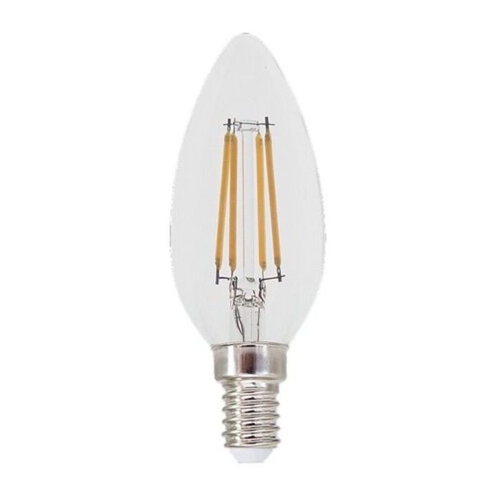 Rábalux, 79046, Филамент-LED, LED крушка, прозрачен, IP20, E14, 2700K, 4W