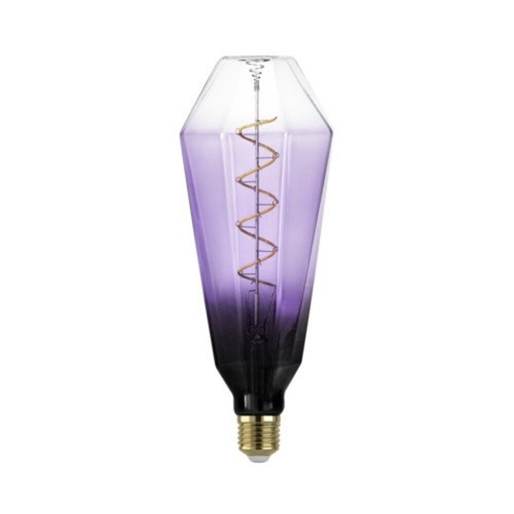 Eglo, 110237, Lede27, Sursă de lumină, 1800 K, E27, 1X4W, Da, Negru-Violet-Transparent