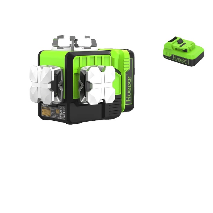 Nivela laser, auto-nivelare, control de la distanta, verde, 20m