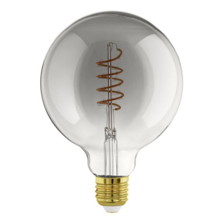 EGLO, 110288, LEDE27, източник на светлина, 2000 K, E27, 1X4W, Да, черно-прозрачно