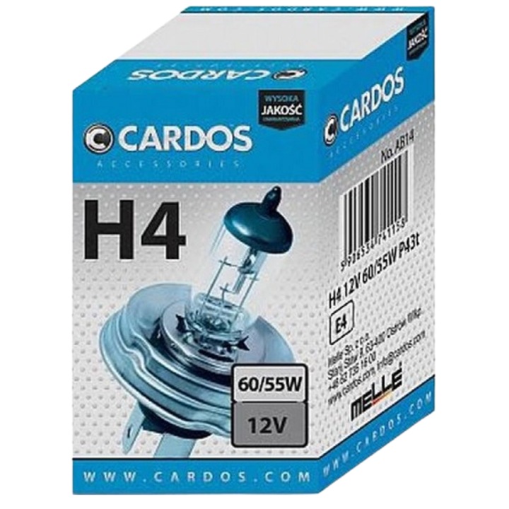 Bec LED K2 Cardos AH416, H4, 12V, 60/55W, P43t