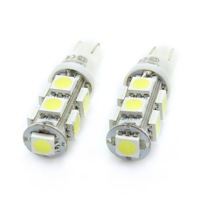 Комплект 2x LED крушки за кола CARGUARD CLD007, 2.25W, 12V, T10