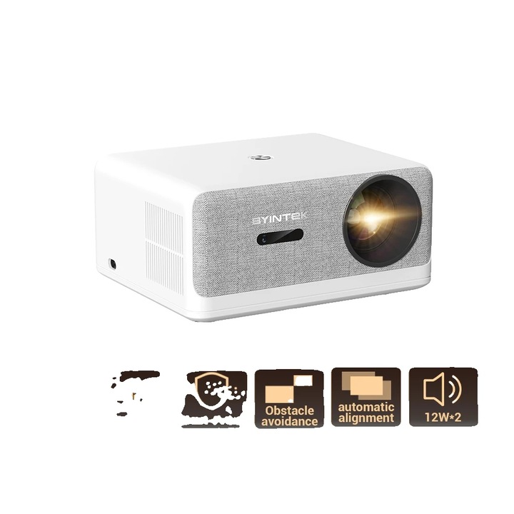 Videoprojektor, 1920 x 1080, 1250 ANSI lumen, 40-300 hüvelyk, automatikus trapézkorrekció