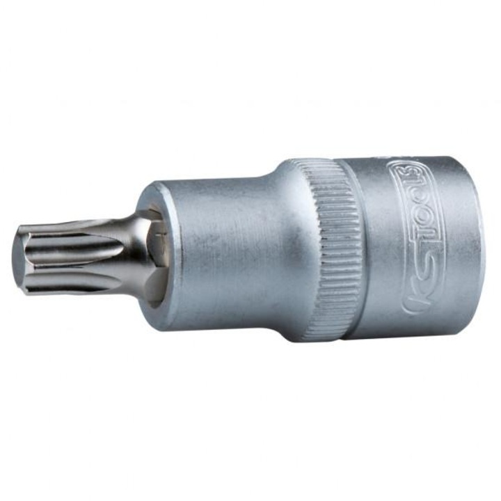 KS TOOLS 911.1361-E Torx dugókulcs, 1/2 hüvelykes négyszög hajtás, T20 méret, 55 mm hossz, króm-vanádium acél