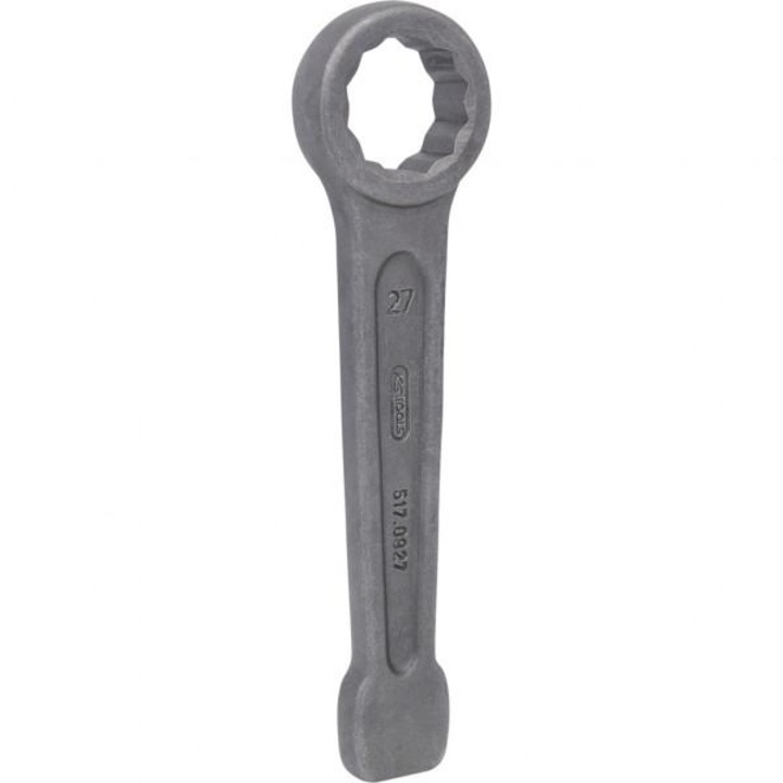 Cheie inelara de impact KS TOOLS 517.0927, deschidere 27 mm, lungime 180 mm, otel crom-molibden