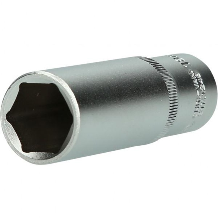 KS TOOLS 917.1248 dugókulcs, 1/2 hüvelykes négyszögletes meghajtóval, 18 mm-es nyílással, 76 mm hosszú, króm-vanádium acélból