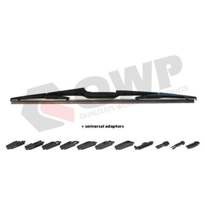 Ablaktörlő lapát QWP WBU041B, Hossz 406 mm
