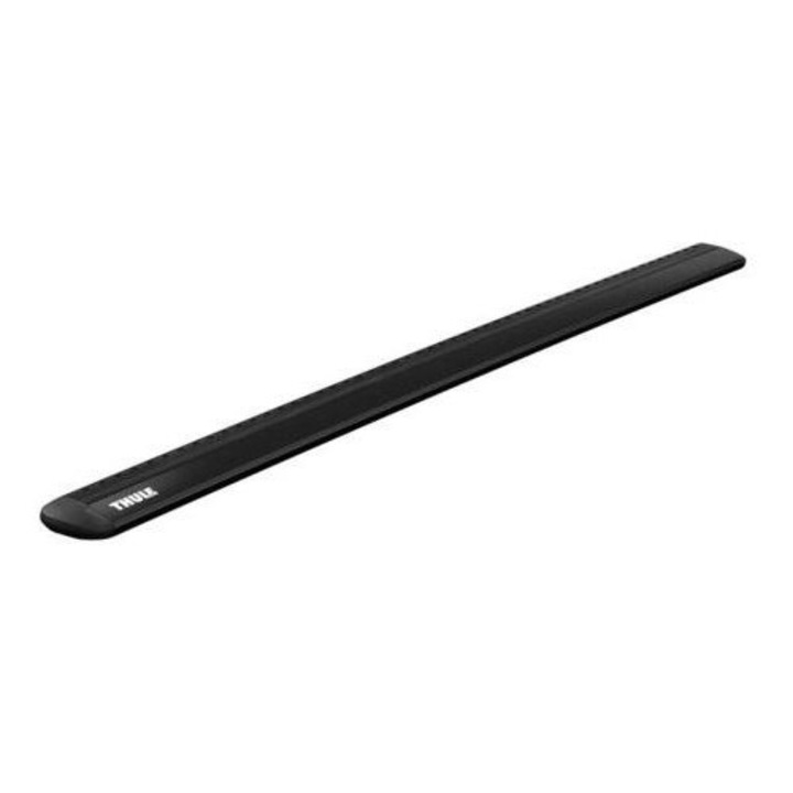 Set de 2 bare transversale THULE WingBar EVO 118, din aluminiu, profil aerodinamic, negru, 118 cm lungime