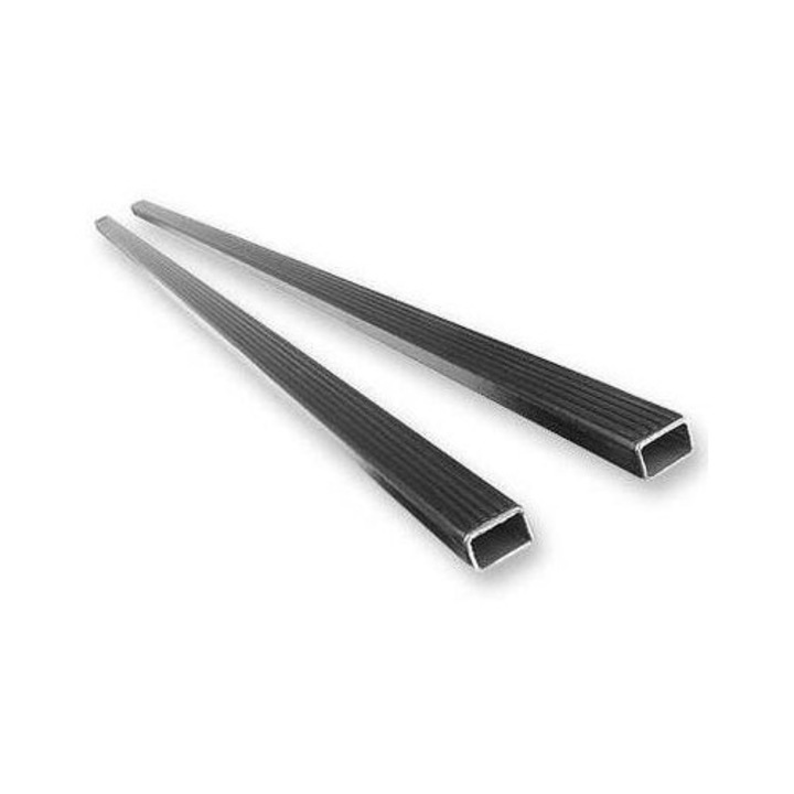 2 darabos Thule acél keresztrúd készlet 767000, négyzet alakú profil, fekete, 2200 mm hosszú