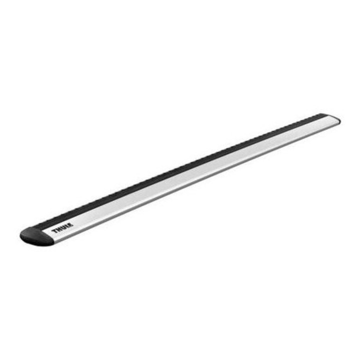 2 db-os THULE WingBar EVO 150 alumínium keresztrúd szett, aerodinamikus profil, ezüst, 150 cm hosszú