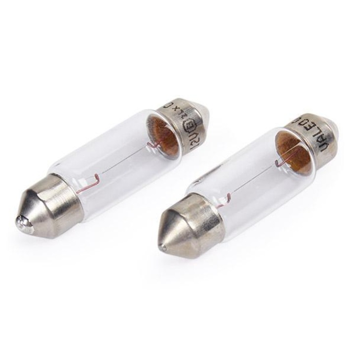 Set de 2 becuri auto SV8.5 12V 5W 11x35mm C5W (Blister) Valeo 032124