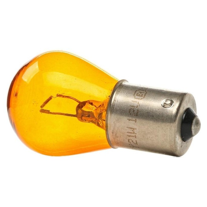 Bec Auto Galben VALEO PY21W 12V 21W BAU15s, Cod 032203