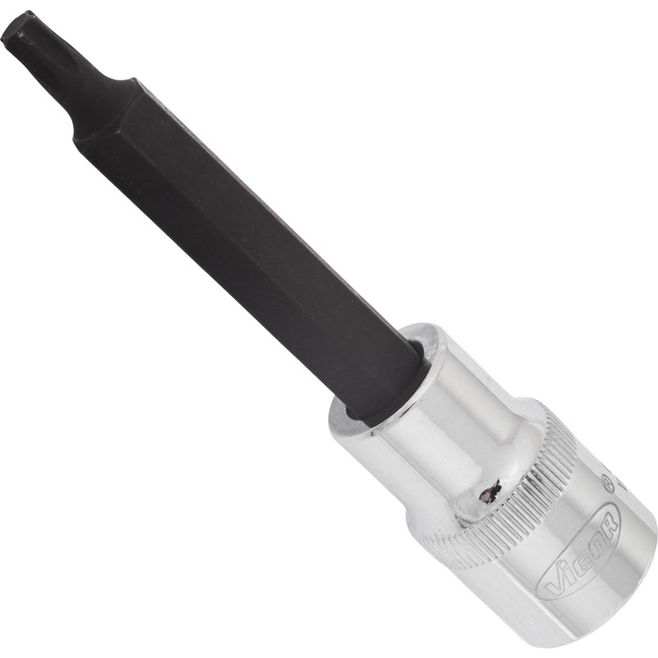 Bit pentru insurubare VIGOR V2165, prindere patrata 1/2 inch, profil Torx T30, lungime 100 mm