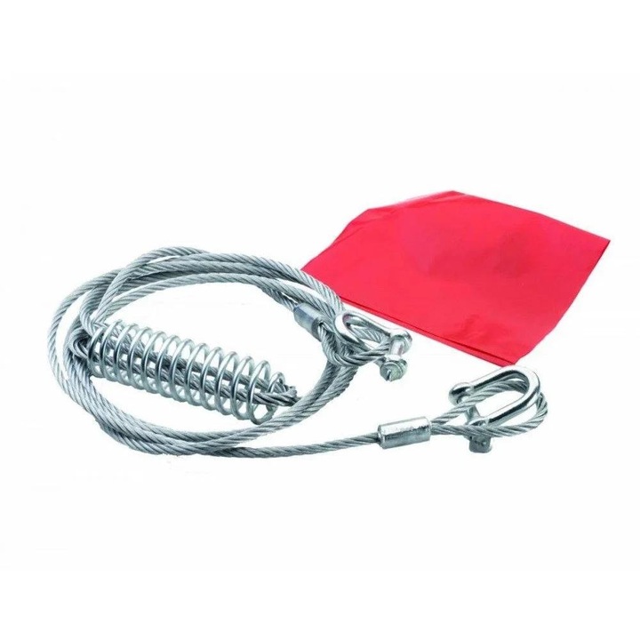 Cablu de tractare din metal BOTTARI Traino Car 28009BT, capacitate maxima 2000 kg, lungime 400 cm