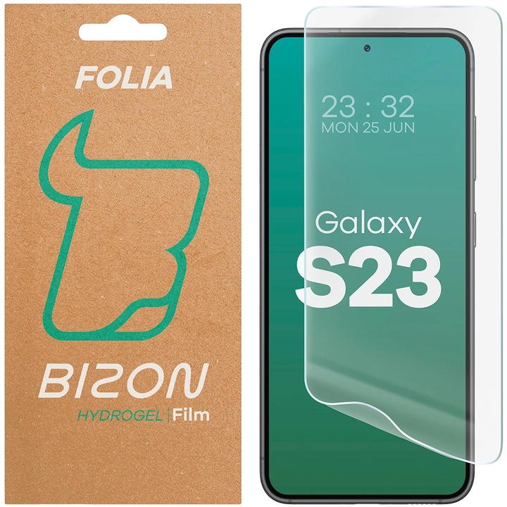 Folie, Bizon Glass Hydrogel Front pentru Samsung Galaxy S23
