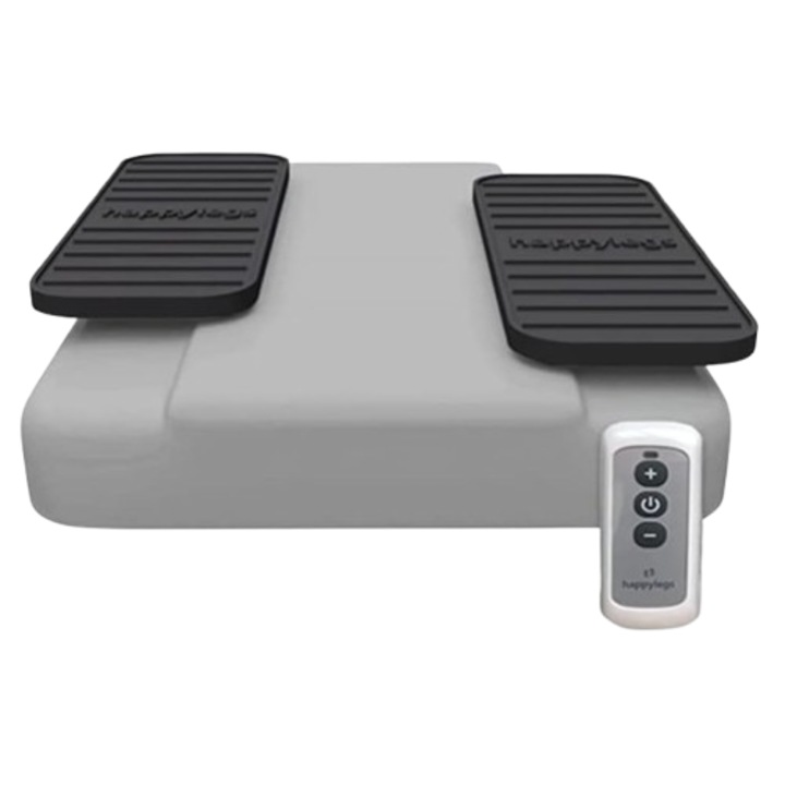 Уред за упражнения за крака, масаж и възстановяване на кръвообращението, Happylegs, черно-бял