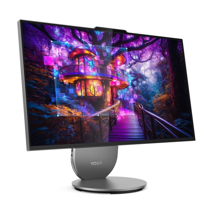 All-In-One Lenovo Yoga AIO 27IAH10 F0J2001HPB, 27 inch 2560 x 1440, Intel 125H 14 C / 18 T, 1.2 GHz - 4.5 GHz, 18 MB cache, 16 GB RAM, 1 TB SSD, Intel Graphics, Windows 11 Pro